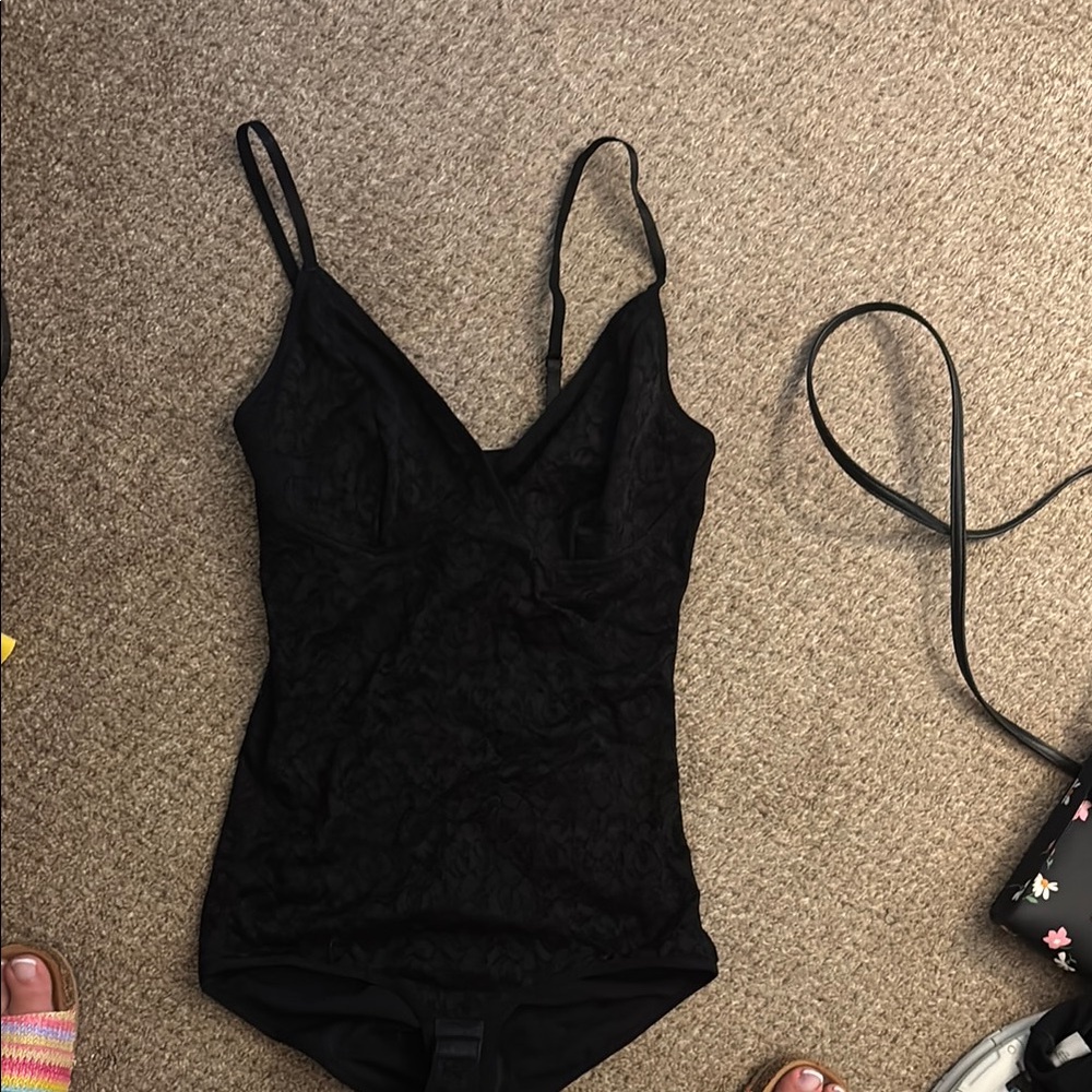 Elegant Black Lace Women's Top